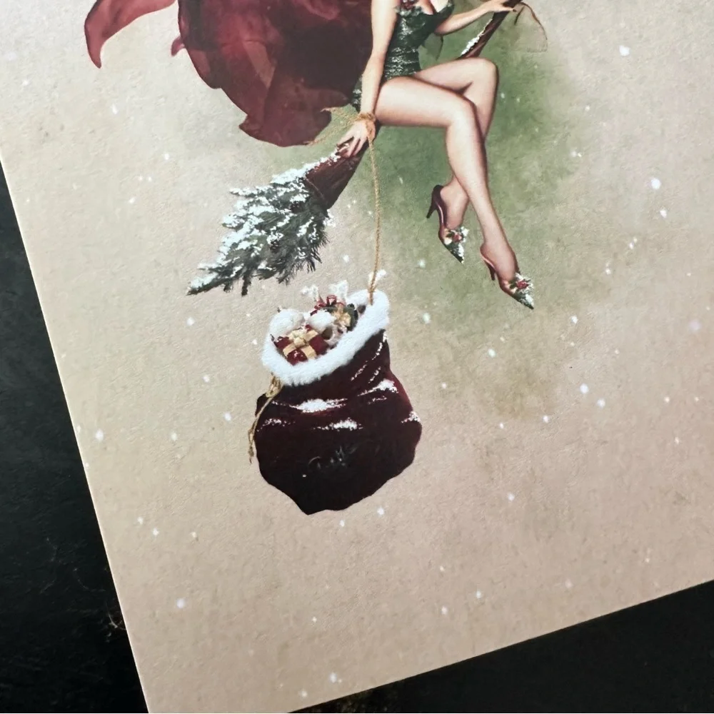 Christine McConnell Halloween DIY Queen Witch Craft Art Signed Holiday Print‎